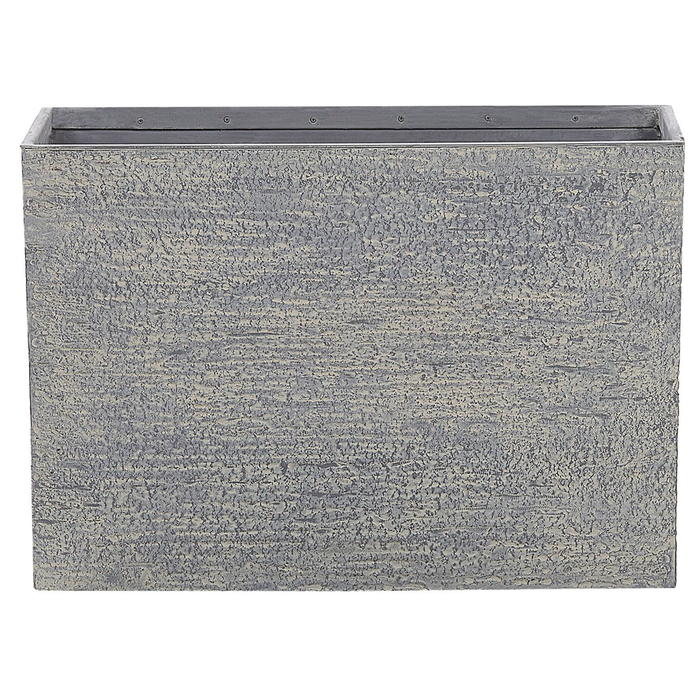 Beliani - EDESSA - Plantenbak - Grijs - 70 cm - Stenenmix