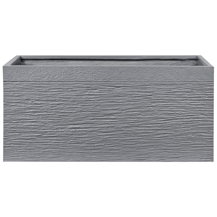 Beliani - MYRA - Plantenbak - Grijs - 80 cm - Klei-vezelmengsel