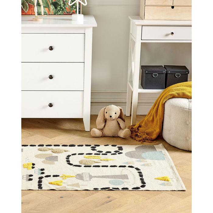 Beliani - SAZAK - Vloerkleed - Multicolor - Katoen