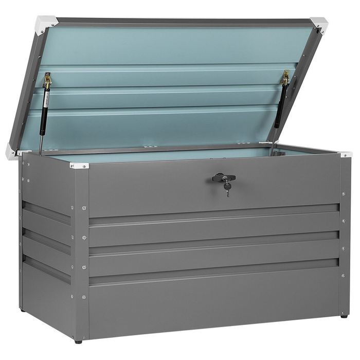 Beliani - CEBROSA S - Kussenbox - Grijs - Staal