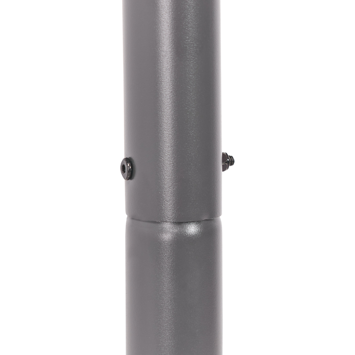 Beliani - VOMERO - Tuinpaviljoen - Grijs - Staal