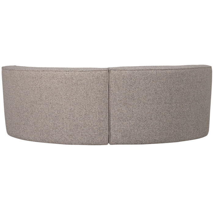 WOOOD Europa 4-Zits Eetbank - Polyester - Zand - 85x372x93