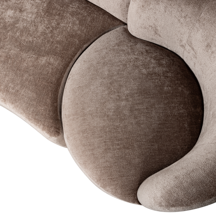 WOOOD Combi-Popular Modulaire Bank - Chenille - Taupe - 72x370x97