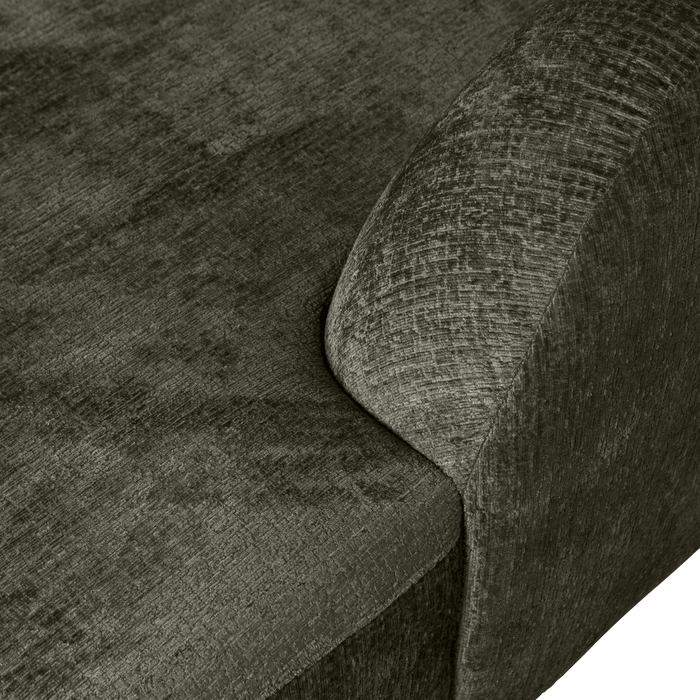 WOOOD Sloping Hoekbank Rechts - Velvet - Frost