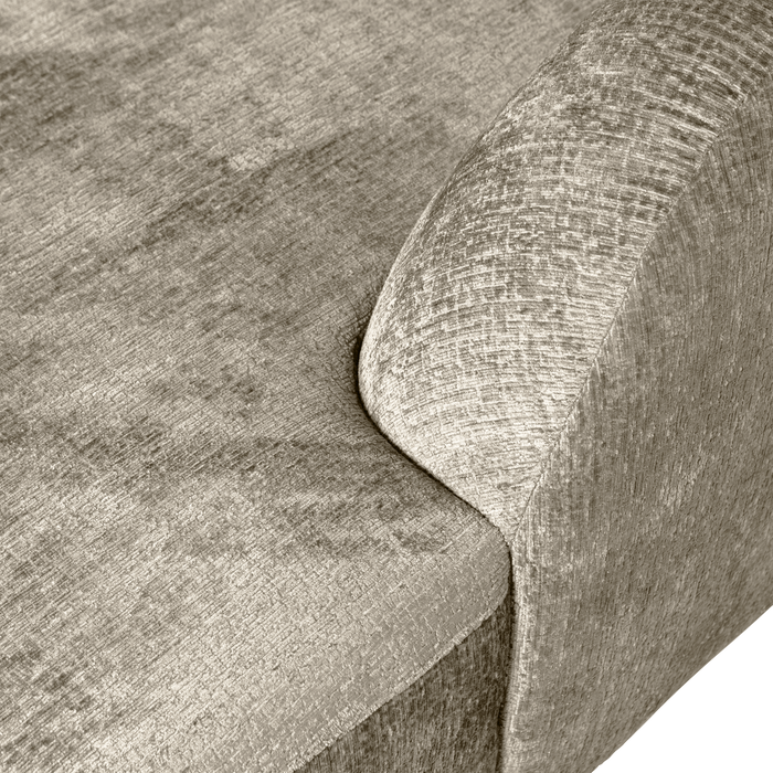 WOOOD Sloping Hoekbank Rechts - Velvet - Wheatfield