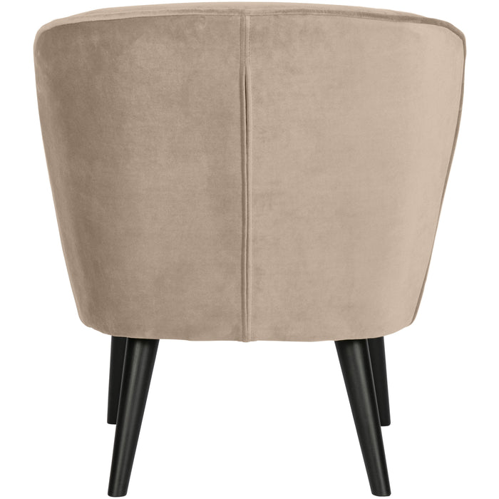 WOOOD Sara Fauteuil - Velvet - Khaki