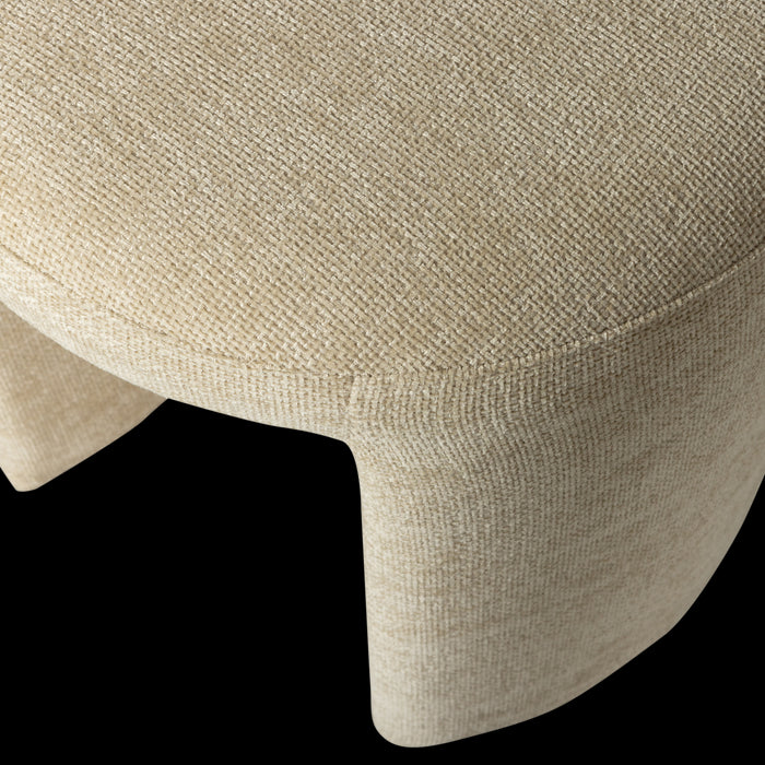 WOOOD Charlie Kruk - Chenille - Naturel - 47x45x45