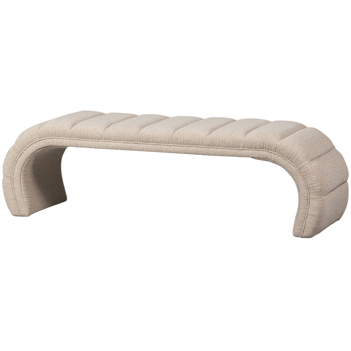 WOOOD Traffic Bankje - Stof - Naturel - 47x163x51