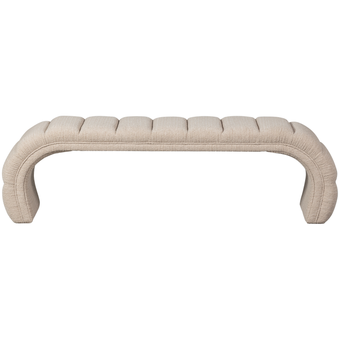 WOOOD Traffic Bankje - Stof - Naturel - 47x163x51