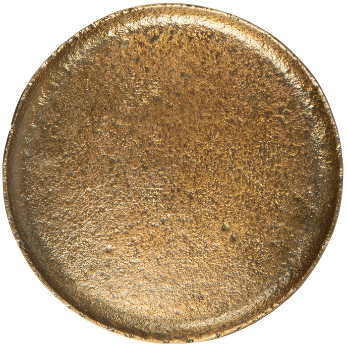 WOOOD Serving Plate Dienblad - Metaal - Antique Brass - Set van 2