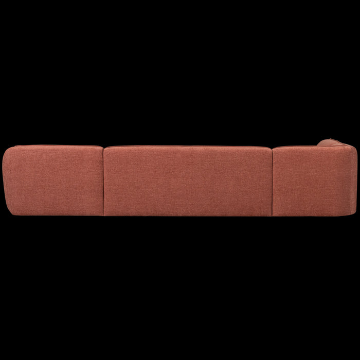 WOOOD Polly Bank Links - Polyester - Roze - 71x353x150|245