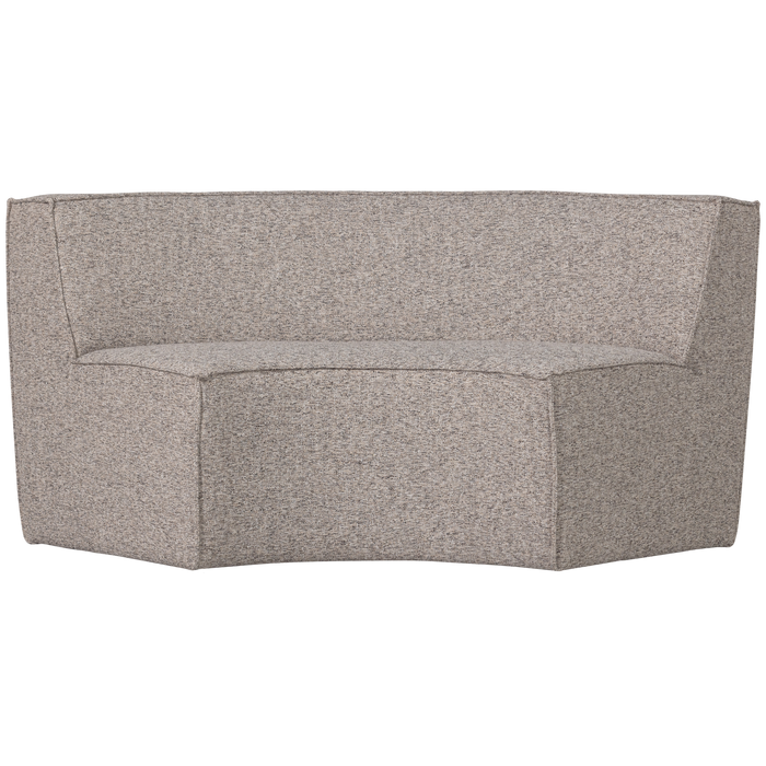 WOOOD Europa 2-Zits Eetbank - Geweven Stof - Zand - 85x131x131