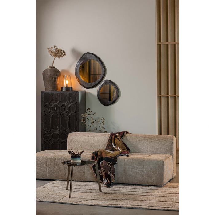 BePureHome Enclose Spiegel - Hout - Zwart - 60x70x3