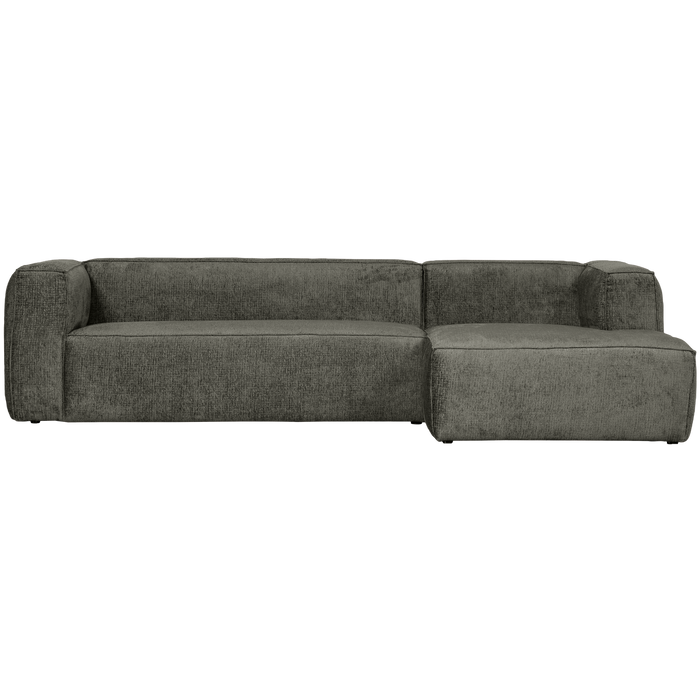 WOOOD Bean Hoekbank met Chaise Longue Rechts - Velvet - Waterplant