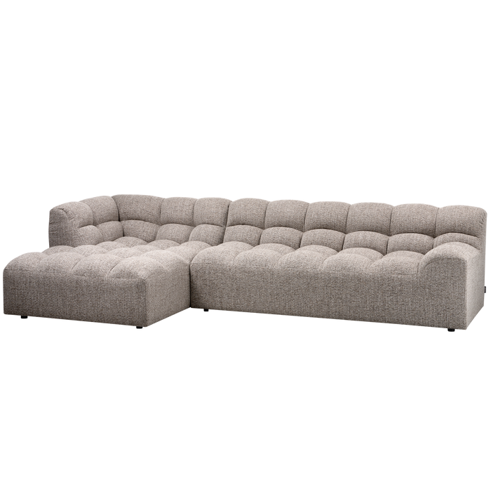 WOOOD Allure Chaise Longue Bank Links - Stof - Klei - 79x324x165
