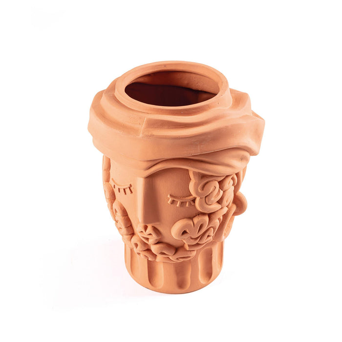 Seletti Magna Graecia Terracotta vaas Man