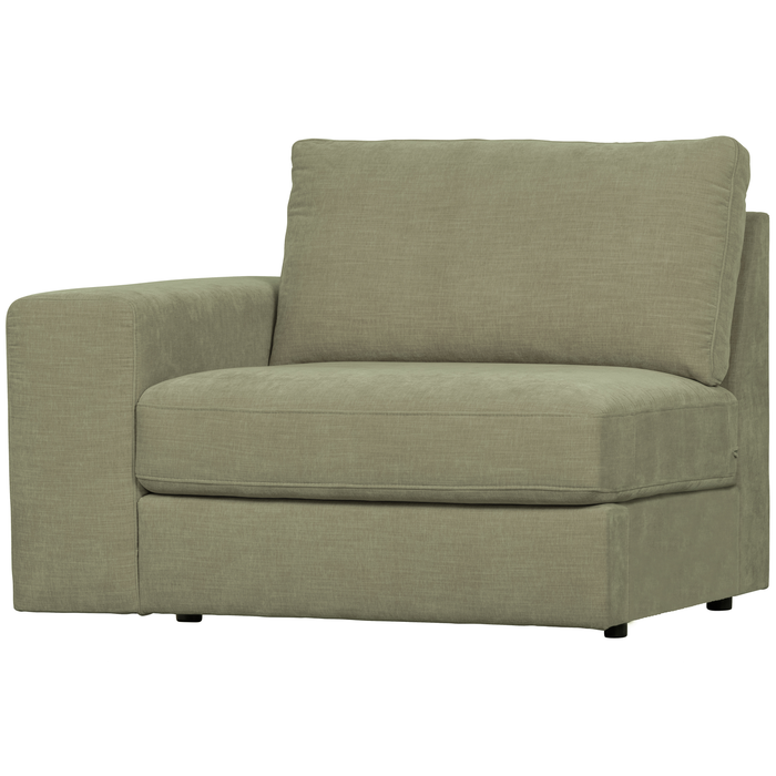 vtwonen Family 1-Zits Bank Element Arm Links - Polyester - Groen