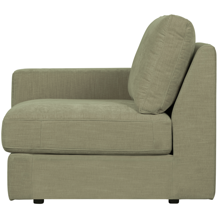 vtwonen Family 1-Zits Bank Element  Arm Links - Polyester - Groen