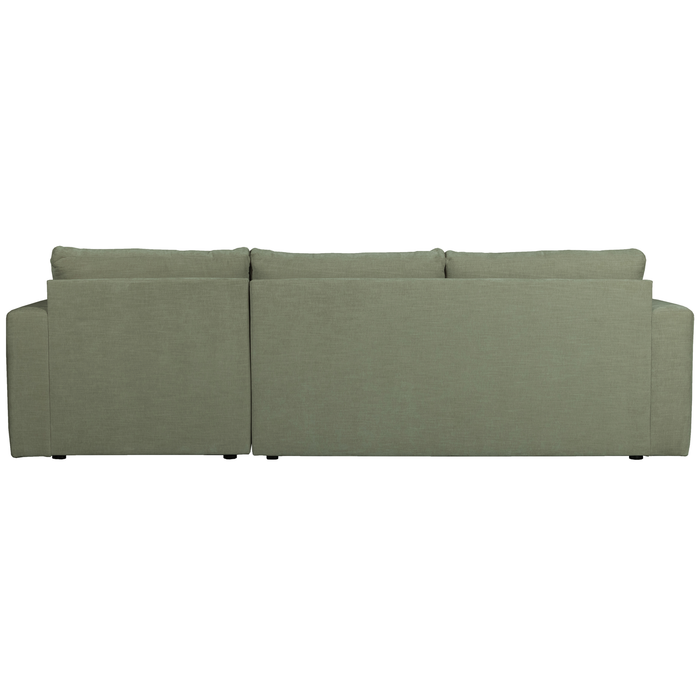 vtwonen Bar Chaise Longue Rechts - Stof - Groen - 87x280x170