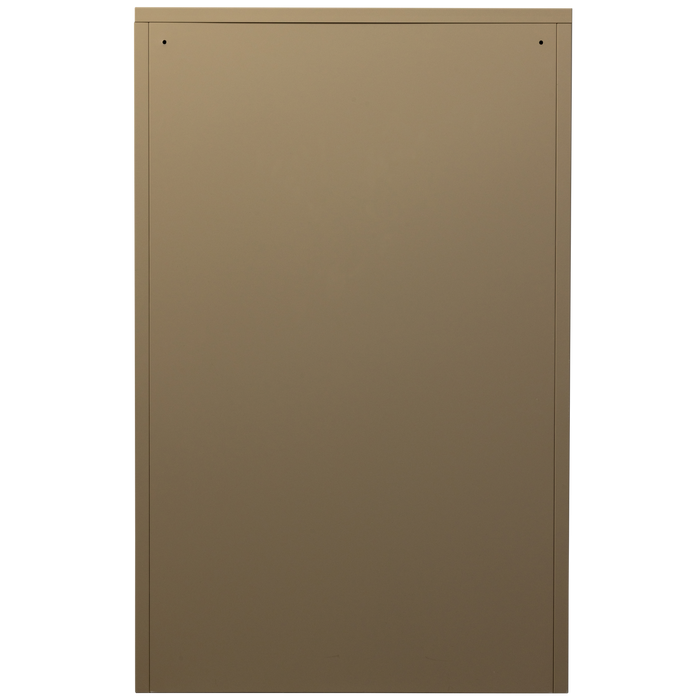 WOOOD Sabine 3-Vaks Schoenenkast - Metaal - Zand - 103x66x16