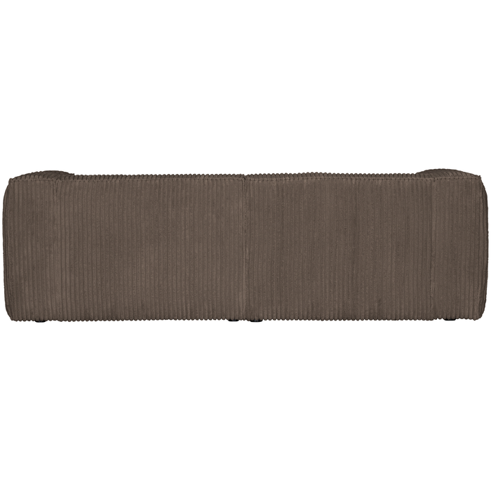 WOOOD Bean 3,5-zitsbank - Grove Ribstof - Mud