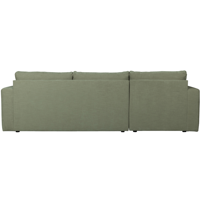 vtwonen Bar Chaise Longue Links - Stof - Groen - 87x280x170