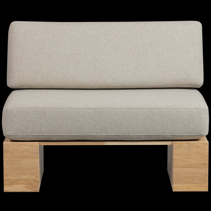 vtwonen Muurbankje incl. Kussens - Eiken - Naturel|Beige - 84x110x67