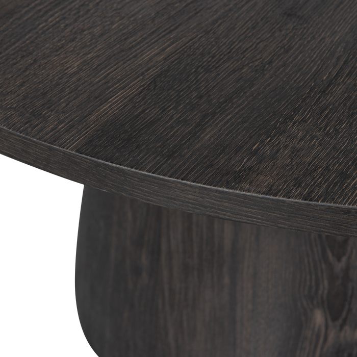 WOOOD Maan Salontafel - MDF - Donkerbruin - 45x60x60