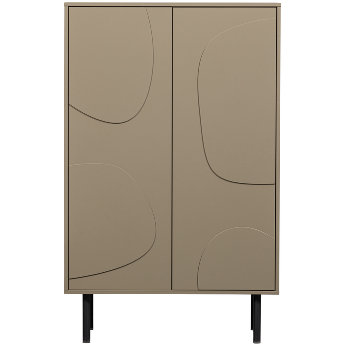 WOOOD Cadiz Opbergkast - Grenen - Mud - 135x85x40