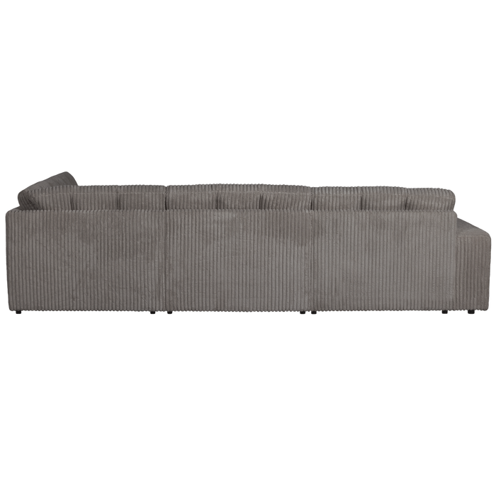 WOOOD Second Date Hoekbank Rechts - Grove Ribstof - Terrazzo