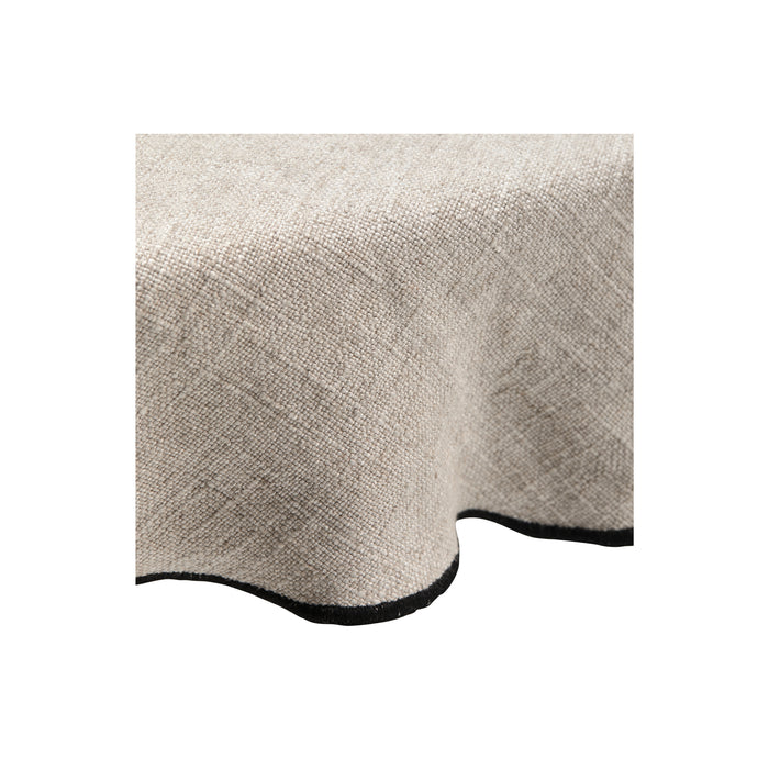 WOOOD Tafelkleed Stitch - Polyester - Naturel - 1x140x140