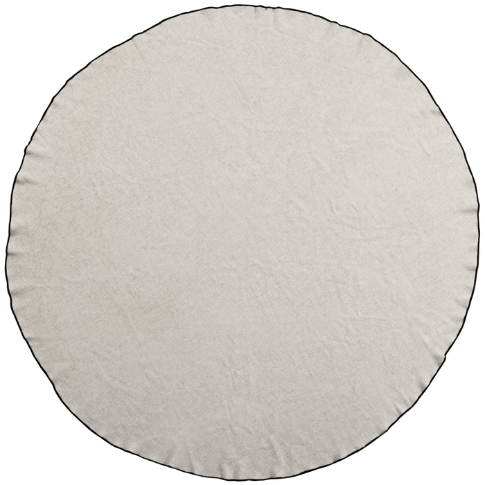 WOOOD Tafelkleed Stitch - Polyester - Naturel - 1x140x140