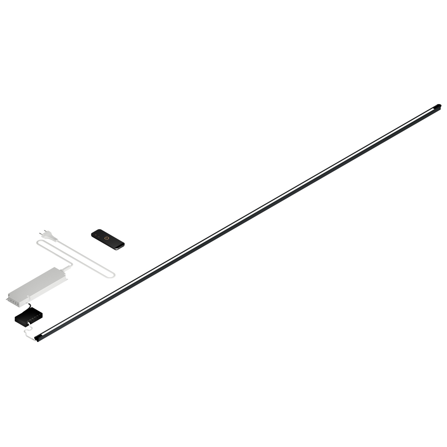 WOOOD Optiepakket Ledstrip - Plastic - Wit - 2x170x1