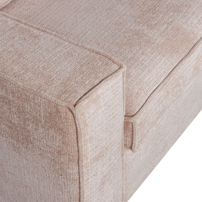 WOOOD Hoekbank Rechts Hajo - Chenille - Sand - 84x283x197