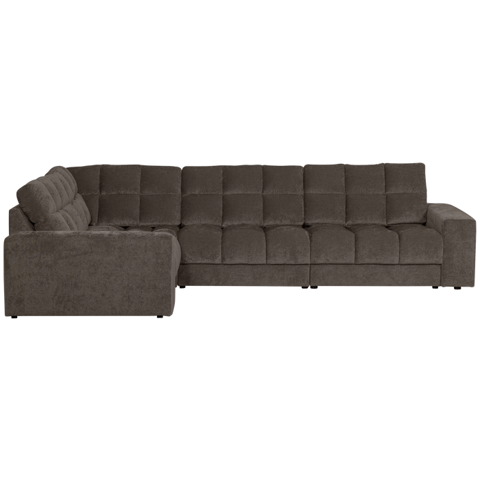 WOOOD Second Date Hoekbank Links - Vintage - Warm Grijs