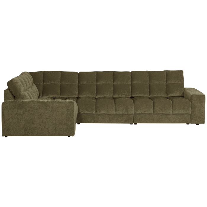 WOOOD Second Date Hoekbank Links - Vintage - Groen