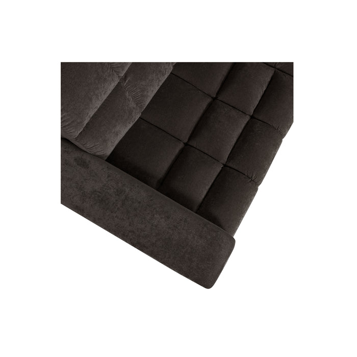 WOOOD Second Date Hoekbank Rechts - Vintage - Antraciet