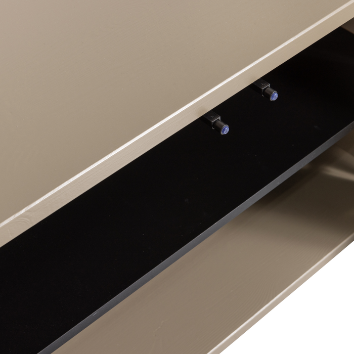 WOOOD Turner TV-Meubel - Grenen - Mud - 47x120x44