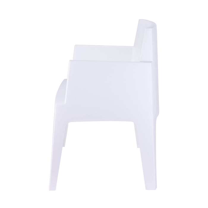 Garden Impressions Box tuinstoel the original wit - 4 stuks