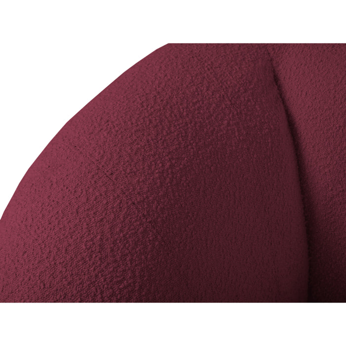 Cosmopolitan Design Essen 2,5-zitsbank - Bouclé - Bordeauxrood