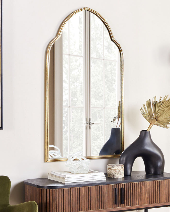 Beliani - ACONCHI - Spiegel - Goud - IJzer