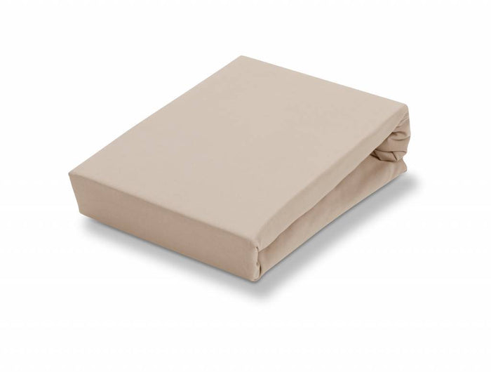 Jersey Supreme Topper Hoeslaken Linen | 80-100 x 190-220 cm | Beige