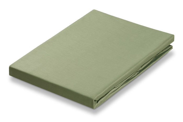 Satin Hoeslaken Light Olive | 180 x 210 cm | Groen | Satijnkatoen