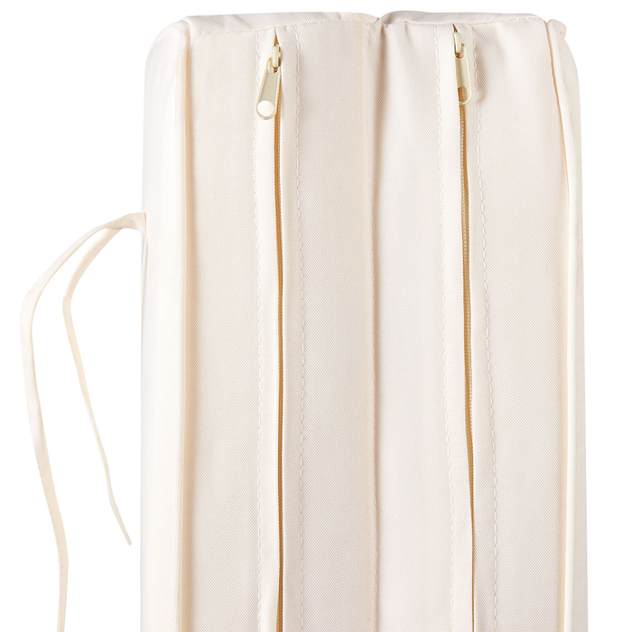 Beliani - FANANO - Ligstoel - Lichthout|Off-white - Acaciahout