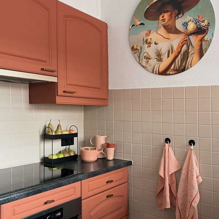 QUVIO Kruidenrek - 2 Laags - Metaal - Zwart