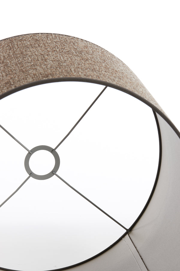 Light&living Kap cilinder 40-40-30 cm SAVERNA donker bruin