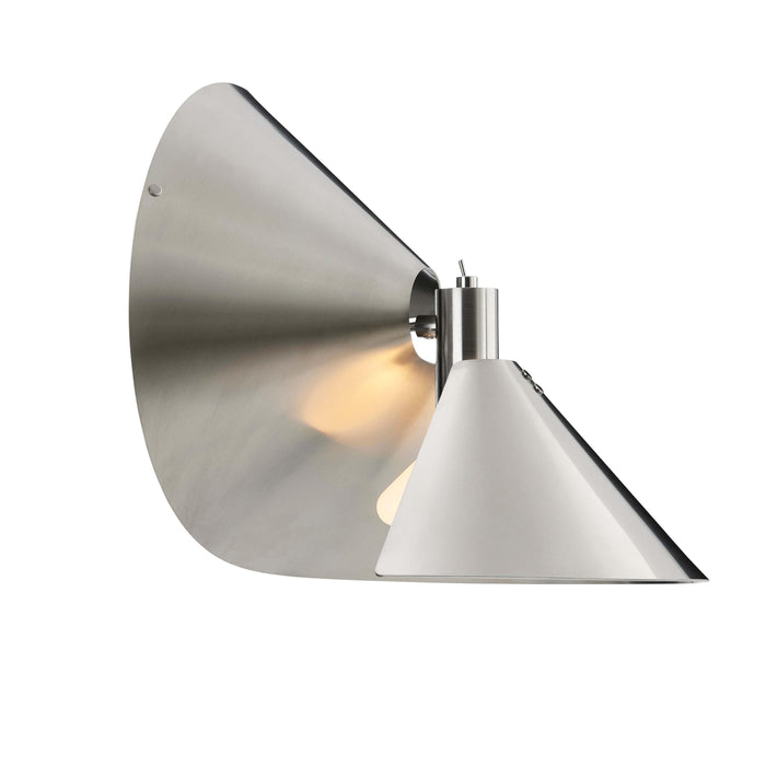 Frandsen Peel wandlamp brushed stainless steel