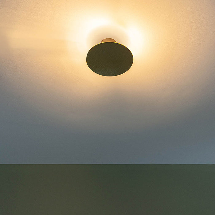 QAZQA Smart wandlamp rond goud incl. 2 Wifi g9 - Pulley