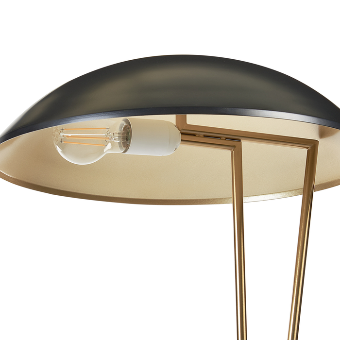 Beliani - DANTO - Tafellamp - Zwart|Goud - Metaal