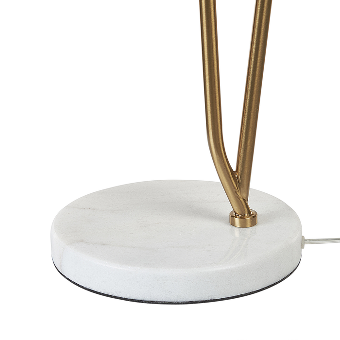 Beliani - DANTO - Tafellamp - Zwart|Goud - Metaal